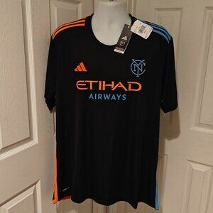 adidas New York City FC 2024-25 Away Stadium Jersey NWT Men's Size 2XL NYCFC MLS